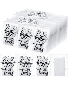 Lincia 120 Packs Wedding Tissues for Guests 3 Ply Happy Tears Tissue Packs for Wedding Bulk Individual Facial Travel Welcome Bag Stuffers for Bridal Favors Guests Gifts