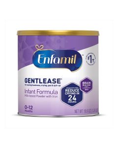 Gentlease Baby Formula, Clinically Proven to Reduce Fussiness, Crying, Gas & Spit-up in 24 hours, Brain-Building Omega-3 DHA & Choline, Baby Milk, 19.9 Oz Powder Can​