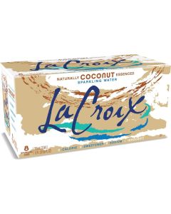 La Croix Coconut Sparkling Water, 12 oz, 8 Pack