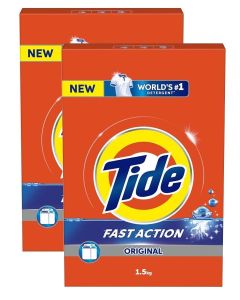 Tide Original Washing Powder 2x1.5Kg Blue