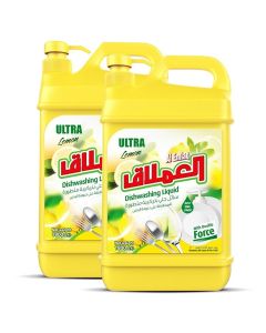 Ultra Dishwashing Liquid Lemon 2x1800ml