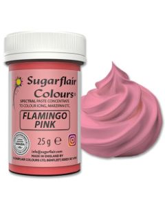 Sugarflair 25g Flamingo Pink Spectral Paste Gel Edible Food Colour Cake Icing