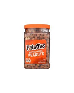 PNuttles Butter Toffee Covered Peanuts Sweet Salty Snack Nuts Made in USA Kosher Party Crunchy Nut 44 oz Jar