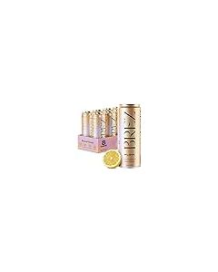 BRZ FLOW Lions Mane Mushroom Drink 8 Pack Lemon Elderflower Supports Mood Focus NonAlcoholic Sparkling Adaptogen Drink Functional Mushrooms Feel Clear Calm Refreshed 12 Fl oz Cans