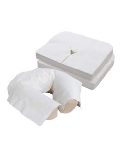 Disposable Face Cradle Covers – Medical-Grade, Ultra Soft, Luxurious, Non-Sticking Massage Face Covers/Headrest Covers for Massage Tables & Massage Chairs