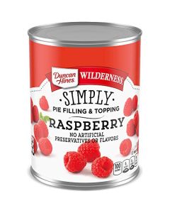 Duncan Hines Wilderness Raspberry Pie Filling and Topping 21 oz Pack of 8