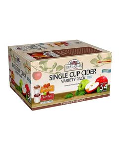 Grove Square Cider Pods Variety Pack Single Serve Pack of 54 Packaging May Vary