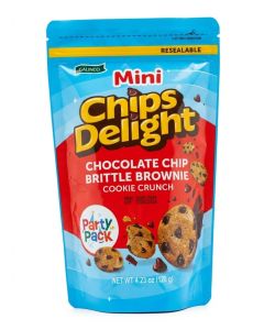 Mini Chips Delight Chocolate Chip Brittle Brownie Cookie Crunch 120g