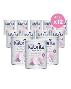 Kabrita Goat Milk 2 Based Follow On Infant Milk Formula 6 to 12 Months 400g Pack of 12
