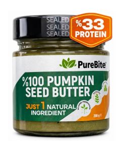 Pure Pumpkin Seed Butter, Sugar Free, Gluten Free, High in Protein-200 gr