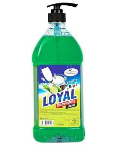 Loyal Dishwashing Liquid Lemon Zest & Forest Pine Green - Powerful Grease Removal - Concentrated Formula - 1 Liter