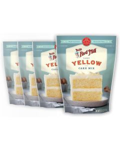 Bob's Red Mill Classic Yellow Cake Baking Mix, 15.5oz (Pack of 4) - Non-GMO, Kosher