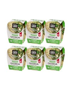 Kitchen Love Basil Pesto Quinoa Quick Meal 6Pack GlutenFree ReadytoEat No Refrigeration Required