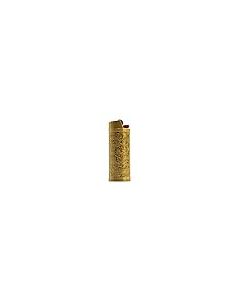 Lucklybestseller Metal Lighter Case Cover Holder Vintage Floral Stamped for BIC Full Size Lighter J6