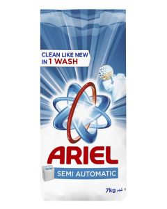 Ariel Fast Dissolving Laundry Detergent Powder - 7 Kg x 3 , Blue/Semi Automatic Blue/Semi Automatic