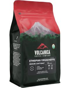 Volcanica Coffee Ethiopian Yirgacheffe Region, Whole Bean, Fresh Roasted