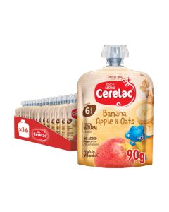 Fruits Puree Pouch In Banana Apple And Oats