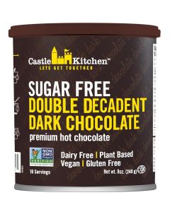Castle Kitchen Sugar Free Double Decadent Dark Hot Chocolate