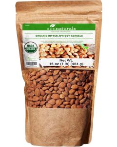 Organic Bitter Apricot Kernels - 1LB