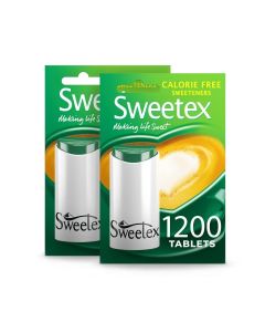 Sweetex Calorie Free Sweeteners 1200 per pack Pack of 2
