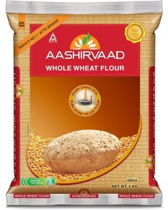 Aashirvaad Whole Wheat Flour Shudh Chakki Atta 5kg