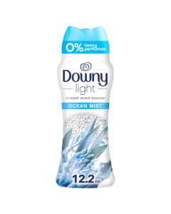 Downy Light Laundry Scent Booster Beads Ocean Mist Scent 122 OZ Inwash fabric beads designed to be gentle with a light boost of scent No Heavy Perfumes