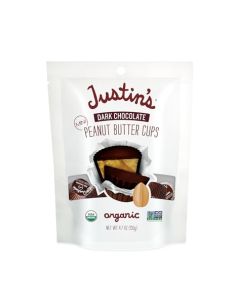 Justins Peanut Butter Cups Dark Chocolate Mini Organic 47 Ounce
