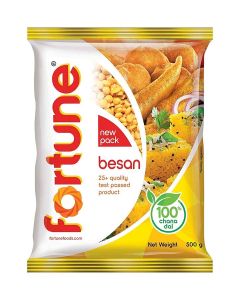 Fortune Chana Besan, Fine Gram Flour for Batter & Sweets, 500g