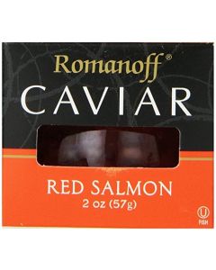 Romanoff Caviar Red Salmon 2 Ounce Jar