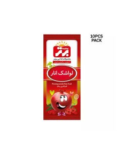 Bartar Pomegranate Fruit Leather Flat Fruit Candy- 10pcs