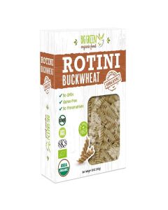 Big Green Organic Food- Organic Buckwheat Rotini, 8.8oz, 100% buckwheat, Gluten-Free, Non-GMO, Vegan (1)