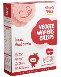 Veggie Wafers Crisps Tomato Mixed Berries