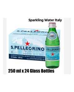 San Pellegrino Sparkling Natural Carbonated Mineral Water, 250 ml (Pack of 24)