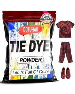 DOTUHAO Tie Dye Powder Wine Red Tie Dye for Clothes Fabric Dye Permanent Washfast Powder Tie Dyes Creative Dyes for ClothesWine Red 2 OZ