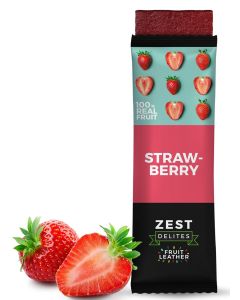 Zest Delites Fruit Leather Strawberry, 25g