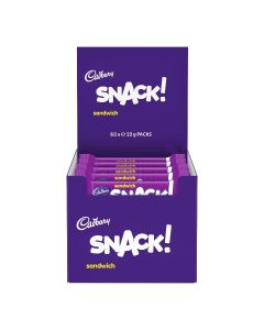 Cadbury Snack Sandwich Milk Chocolate 22G - Pack of 60
