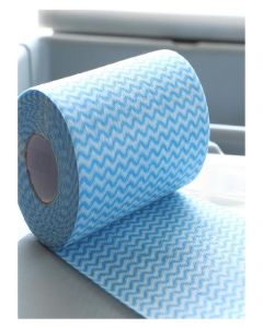 SWASTHA HYGIENE Kitchen Washable Towels 100% Natural and Ecofriendly Alternative to Tissue Papers 80 Pulls Blue Paper Towel