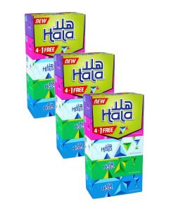 Facial Tissue 2 Ply Assorted 170 Sheets, 5 Box x 3 (15 Boxes)