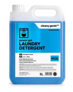 Cleany Genie M26 Power Gel Laundry Detergent Concentrate, Long Lasting Fragrance, 5L