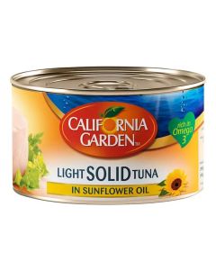 California Garden Ready To Eat Light Solid Tuna In Sunflower Oil- 185gms