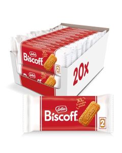 Lotus Biscoff Cookies Caramelized Biscuit Cookie Snack Dispenser Box 20 sleeves of 2 extra large cookies Vegan 09 Ounce Pack of 20
