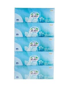AL AIN SOFT 150 X 2 PLY TOUCH FREE SOFT FACIAL TISSUE PACK OF 5