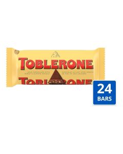 Toblerone Swiss Milk Chocolate Bar with Honey and Almond Nougat 35Gx24