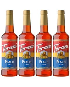 Torani Syrup Peach 254 Ounces Pack of 4