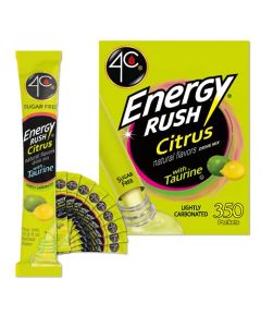 4C Powder Energy Rush Stix Energy Rush Citrus 350 Count Bulk Buy Singles Stix On the Go Refreshing Water Flavorings Value Pack