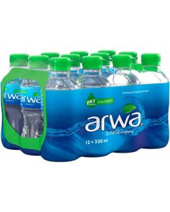 Arwa Bottled Drinking Water 330ml - 12 Pack
