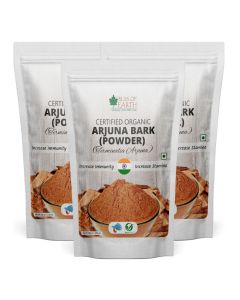Arjuna Bark Powder 100g Herbal Supplement for Heart Health and Blood Pressure Organic Natural Cardiovascular Support Pack of 3