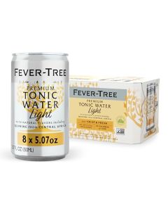 FeverTree Naturally Light Tonic Water 507 Fl Oz Pack of 8