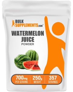 BulkSupplementscom Watermelon Juice Powder from Watermelon Fruit Fruit Powder Hydation Supplement 700mg per Serving 250g 88 oz Pack of 1