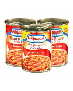 Americana Baked Beans in Tomato Sauce – Ready to Eat – 3 Pack